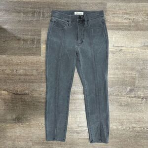 Madewell 10" High-Rise Roadtripper Jeans in Carlin Wash: Slit-Front Edition